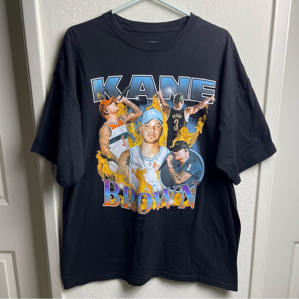 Kane Brown Shirt Unisex Adult Size 2XL Collage Graphic Short Sleeve T-Shirt